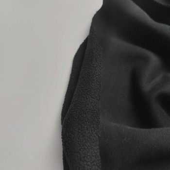 Футер 3х начес барашек ЧЕРНЫЙ