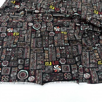 Кулирная гладь ОРНАМЕНТ НА ТЕМНОМ (ПРЕДЗАКАЗ)