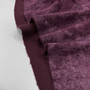 Футер 3х начес велюр ВАРЕНКА БУРГУНДИЯ