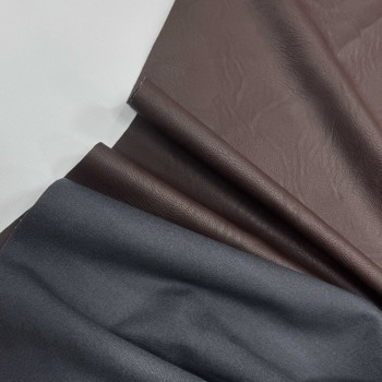 Кожа на хлопке ШОКОЛАД