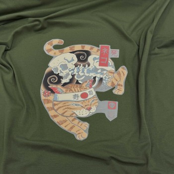 Термотрансфер КОТ САМУРАЙ