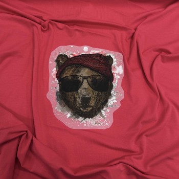 Термотрансфер МИШКА В ШАПКЕ