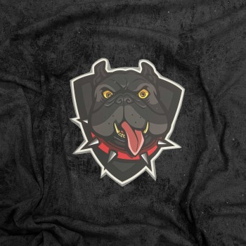 Термотрансфер ЧЕРНЫЙ ПИТБУЛЬ