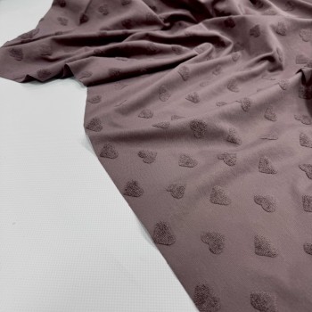 Кулирная гладь ТАУП МАХРОВЫЕ СЕРДЕЧКИ МИНИ