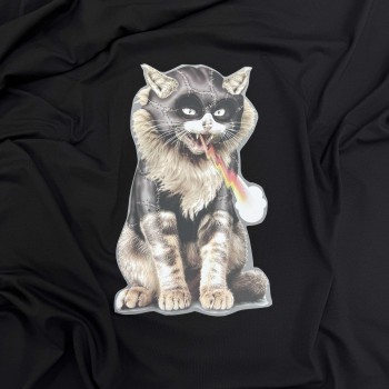 Термотрансфер КОТ МОЛНИЯ