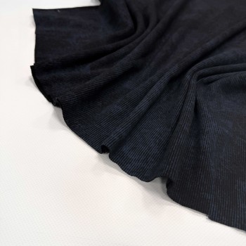 Кашкорсе велюр ВАРЕНКА СИНЯЯ НА ЧЕРНОМ