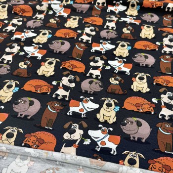 Кулирная гладь ВЕСЕЛЫЕ ХВОСТИКИ