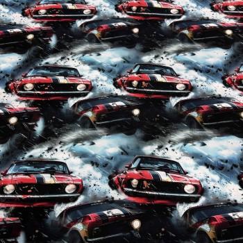 Кулирная гладь КРАСНЫЙ МУСТАНГ