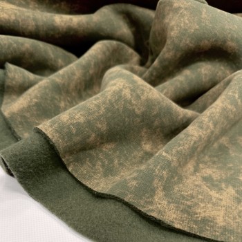 Футер 3х начес велюр ВАРЕНКА МЕДОВЫЙ ХАКИ