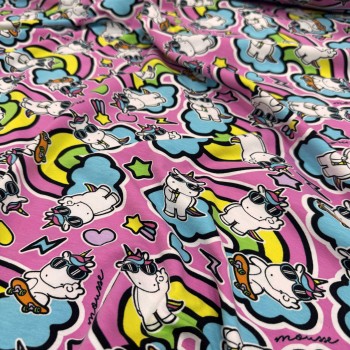 Кулирная гладь МОДНЫЙ ЕДИНОРОГ