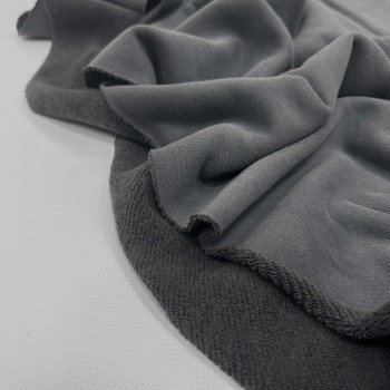 Футер 3х микроначес велюр ТЕМНЫЙ ГРАФИТ