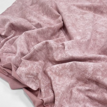 Футер 2х петля велюр ВАРЕНКА РОЗОВАЯ ЖЕМЧУЖИНА