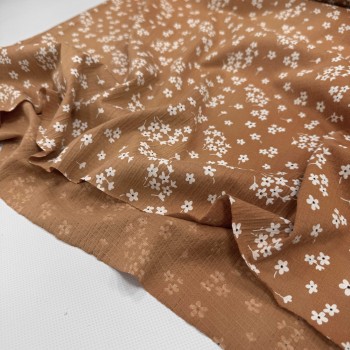 Кулирная гладь ЖАТКА КАРАМЕЛЬНЫЕ ЦВЕТОЧКИ