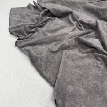 Кулирная гладь велюр ВАРЕНКА СЕРЫЙ ПЕПЕЛ