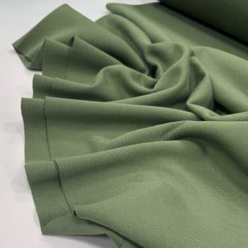 Пике дабл фейс ОЛИВКА