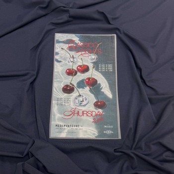 Термотрансфер ВИШНИ В БАССЕЙНЕ