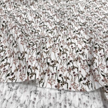 Трикотаж СТРАЙП ЦВЕТЫ