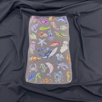 Термотрансфер АКВАРЕЛЬНЫЙ МИР