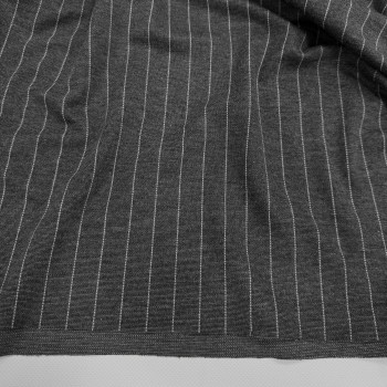 Трикотаж ПОЛОСА ВЕРТИКАЛЬ НА СЕРОМ