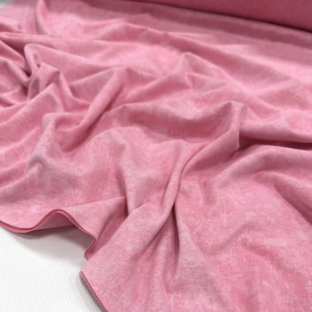 Кулирная гладь хб велюр ВАРЕНКА РОЗОВАЯ НЬЮ
