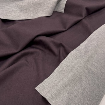 Замша на сером меланже МОРО